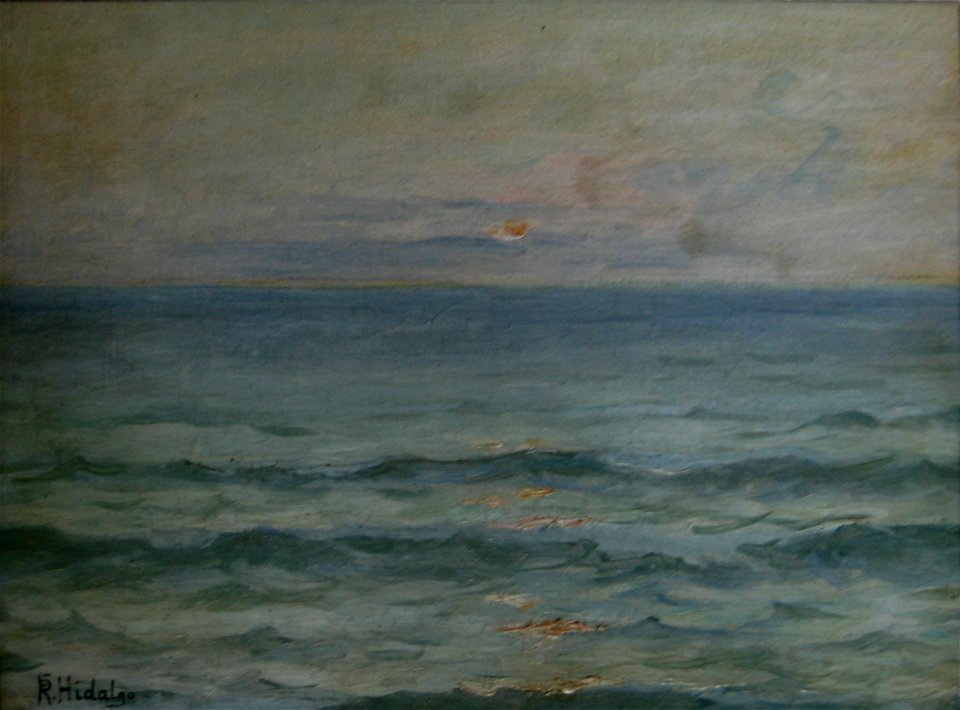 Seascape Félix Resurrección Hidalgo