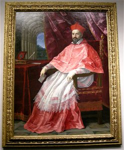 Guido reni, ritratto del cardinale roberto ubaldino, legato papale a bologna, 1627