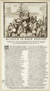 Rouwklacht van het Haarlemse stadsbestuur bij het overlijden van Willem III. NL-HlmNHA 53008726