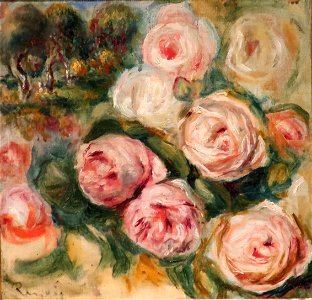 Roses and Landscape by Pierre-Auguste Renoir, Phoenix Art Museum