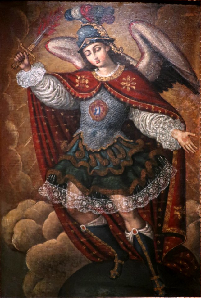 The Archangel Jophiel, Peru, 18th century, Phoenix Art Museum