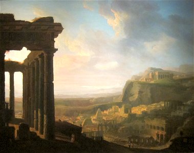 Ruins of an Ancient City by John Martin, 1810s
