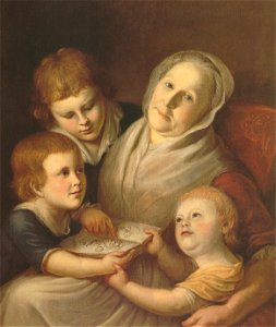 The artist's mother mrs charles peale and her grandchildren-charles willson peale