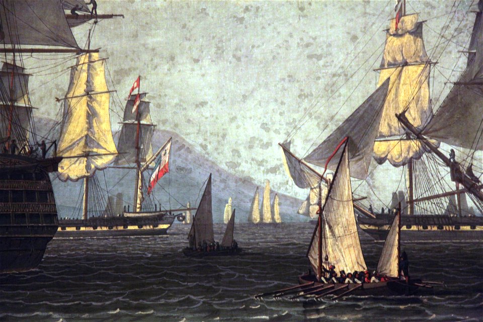 Robert Salmon - The British Fleet Forming a Line off Algiers - 37.500 - Museum of Fine Arts-IMG 5100