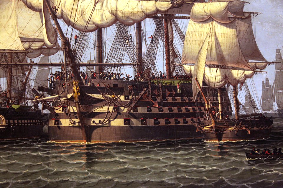 Robert Salmon - The British Fleet Forming a Line off Algiers - 37.500 - Museum of Fine Arts-IMG 5102