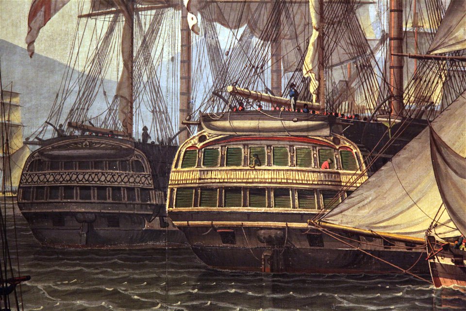Robert Salmon - The British Fleet Forming a Line off Algiers - 37.500 - Museum of Fine Arts-IMG 5097