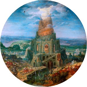 Roelant savery, torre di babele, 1602, 02