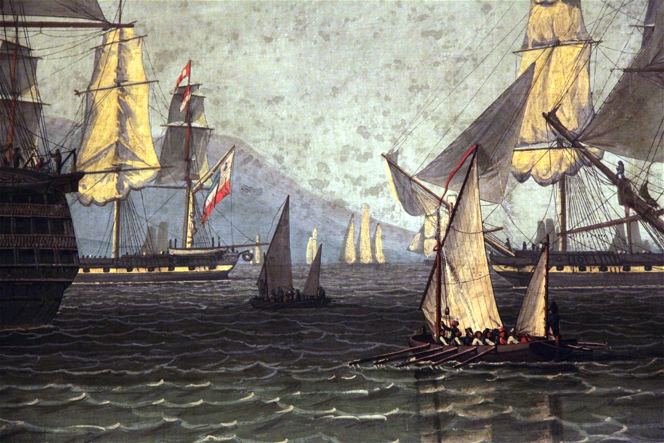 Robert Salmon - The British Fleet Forming a Line off Algiers - 37.500 - Museum of Fine Arts-IMG 5101