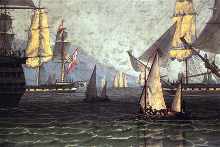 Robert Salmon - The British Fleet Forming a Line off Algiers - 37.500 - Museum of Fine Arts-IMG 5101