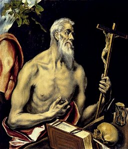 San Jerónimo, de El Greco (Real Academia de Bellas Artes de San Fernando)