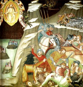 SG OT The men and herds of Job are slaughtered Bartolo di Fredi