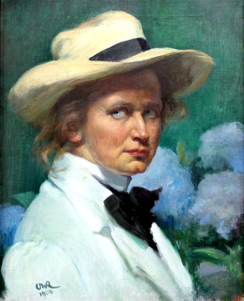 1904 Roederstein Selbstbildnis mit Hut anagoria