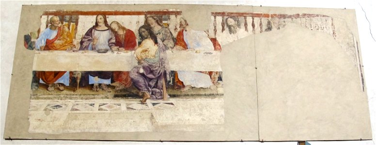 San bartolomeo a monte oliveto, int., il sodoma, ultima cena, 1516-1518 ca. 01