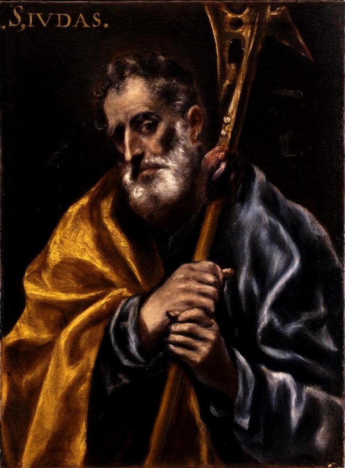 San Judas Tadeo, De El Greco (museo Nacional De Escultura De Valladolid 