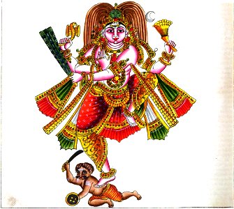 Sada nritya murti. Free illustration for personal and commercial use.