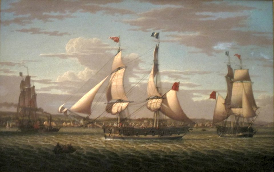 'Ships off Greenock, Scotland' by Robert Salmon, Cincinnati Art Museum