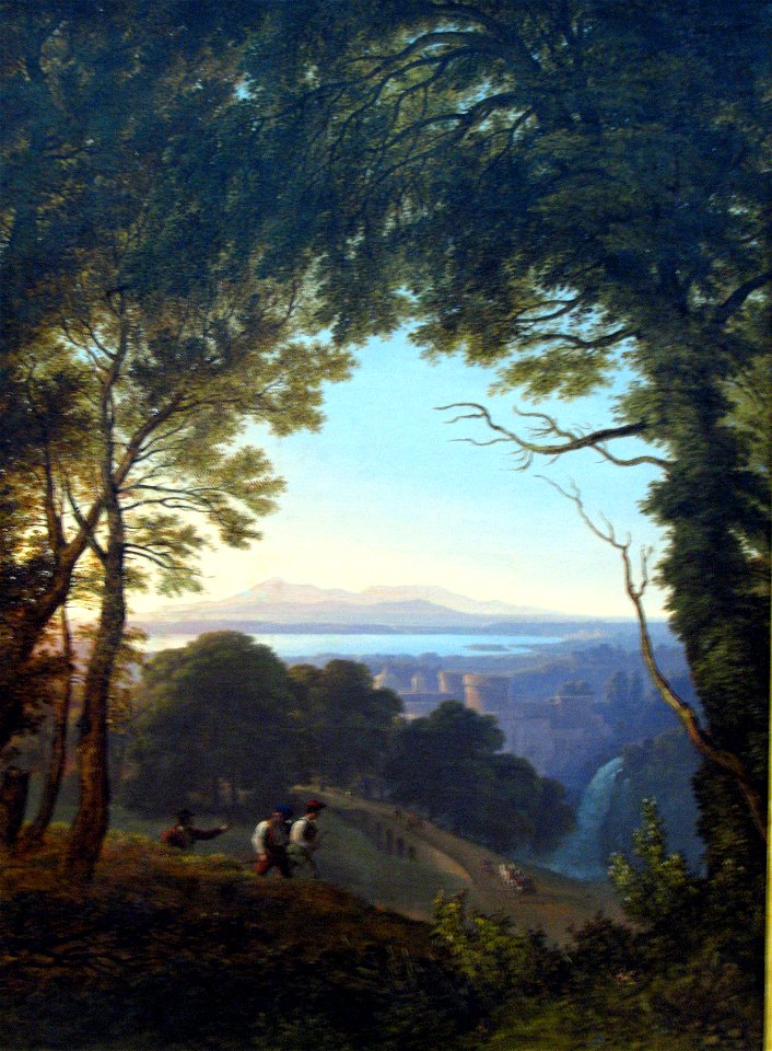 1817 Schinkel Blick auf eine italienische Landschaft anagoria