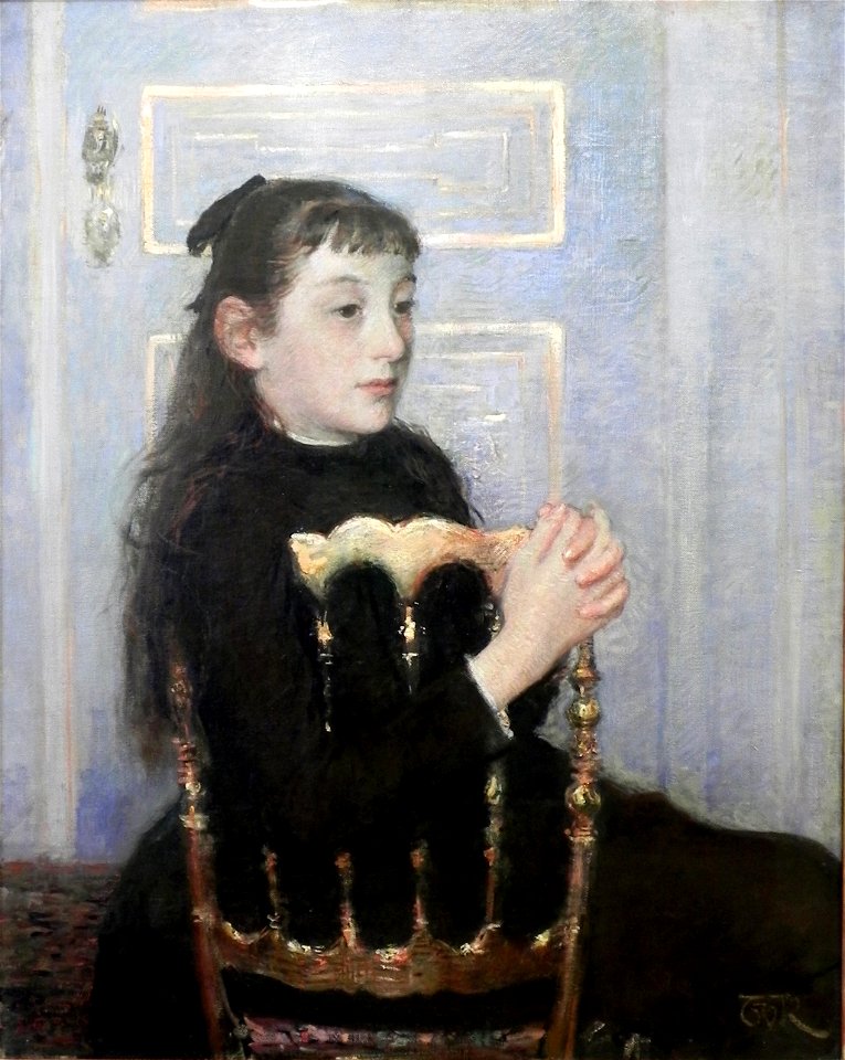 Rysselberghe Porrät d Camilie van Mons