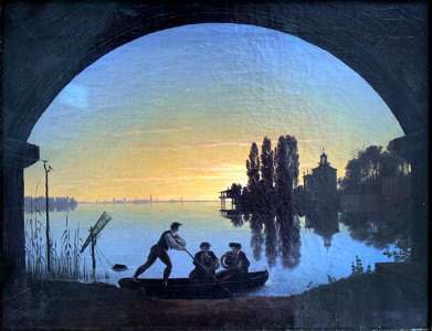 1817 Schinkel Spreeufer bei Stralau anagoria