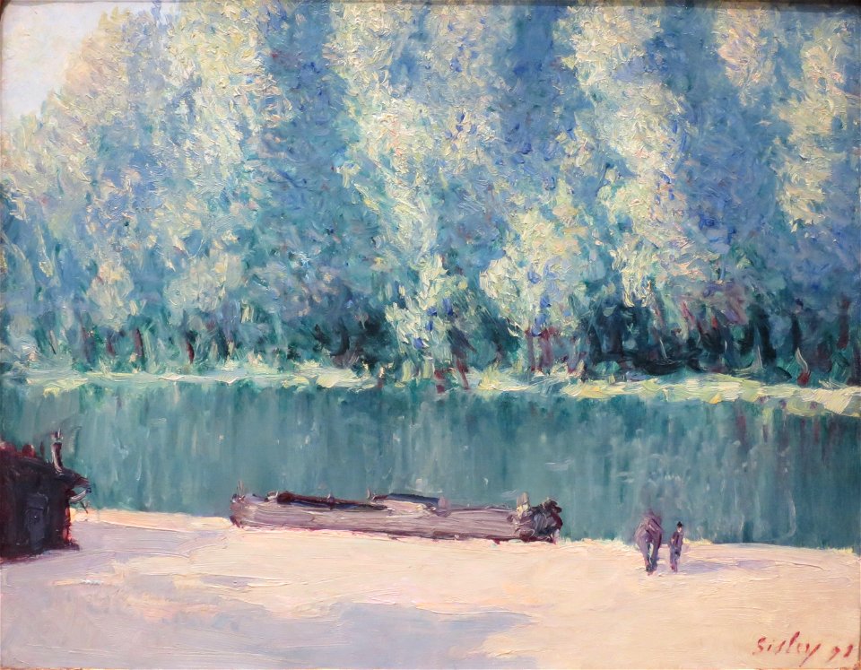 Banks of the Loing by Alfred Sisley, 1891