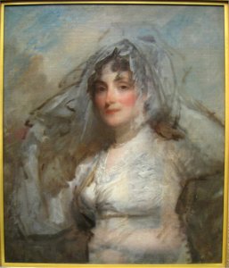 Sarah Wentworth Apthorp, Mrs. Perez Morton, circa 1802, by Gilbert Stuart (1755-1828) - Worcester Art Museum - IMG 7688