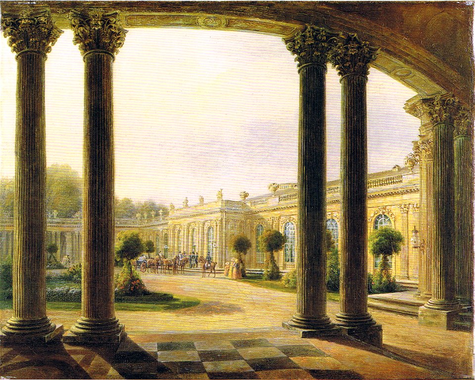 Rückseite vom Schloss Sanssouci-DE198