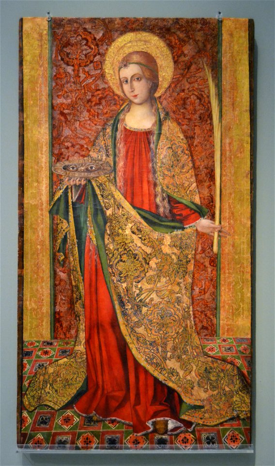 Santa Llúcia, mestre dels Perea, museu de Belles Arts de València