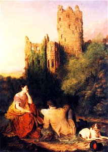 Lily Martin Spencer - Reading the Legend
