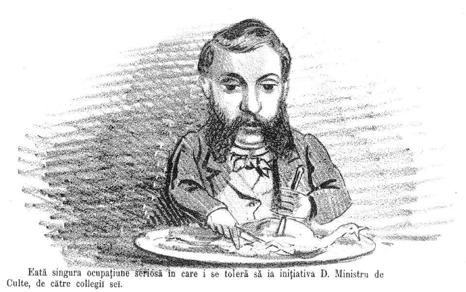 Sander & Co. - Eată singura ocupaţiune seriósă în care i se toleră să ia iniţiativa D. Ministru de Culte, de către collegiĭ seĭ, Ghimpele, 18 sept 1866