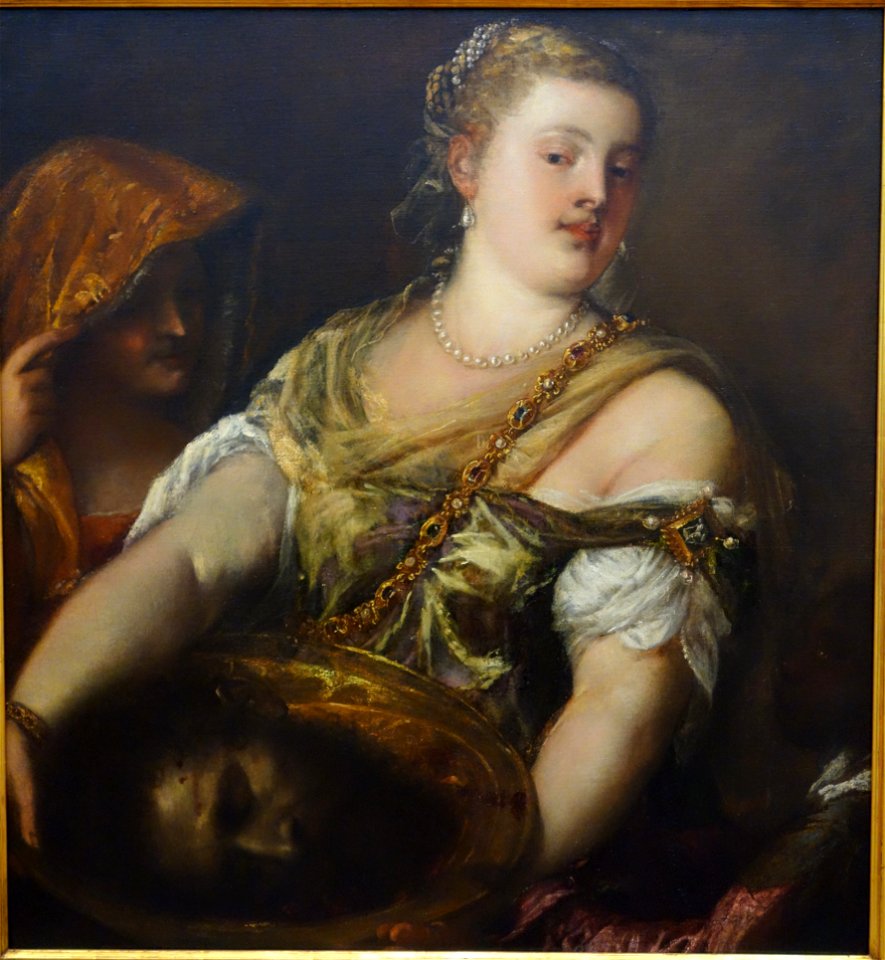 Salome with the Head of John the Baptist, by Tiziano Vecellio and workshop, c. 1560-1570, oil on canvas - National Museum of Western Art, Tokyo - DSC08139