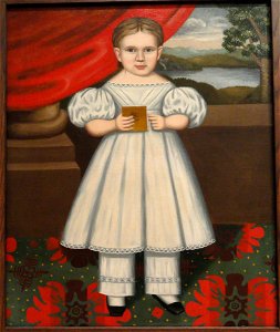 Sarah Elizabether Ball by Erastus Salisbury Field, c. 1835 - Mount Holyoke College Art Museum - DSC04621
