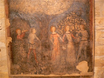 Scène courtoise