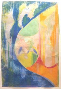 'Abstraction' by Joseph Stella, 1919, pastel on paper, Honolulu Museum of Art