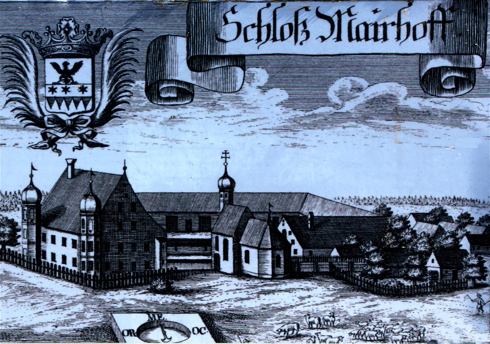 Schloss Maierhofen Gde Painten Lkr Kelheim Niederbayern Wening um 1700