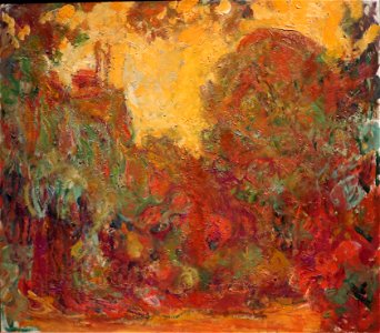 The Artist's House Seen from the Rose Garden by Claude Monet 5086