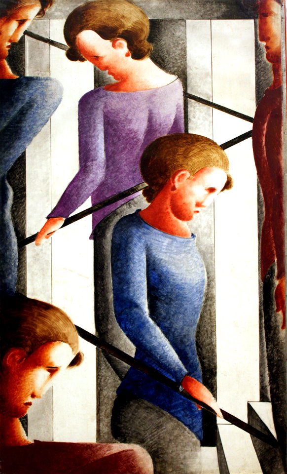 1932 Schlemmer Treppenszene anagoria