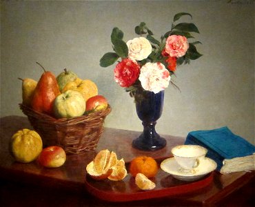 Still Life - Henri Fantin-Latour. Free illustration for personal and commercial use.