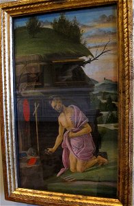 Sandro botticelli, san girolamo. Free illustration for personal and commercial use.