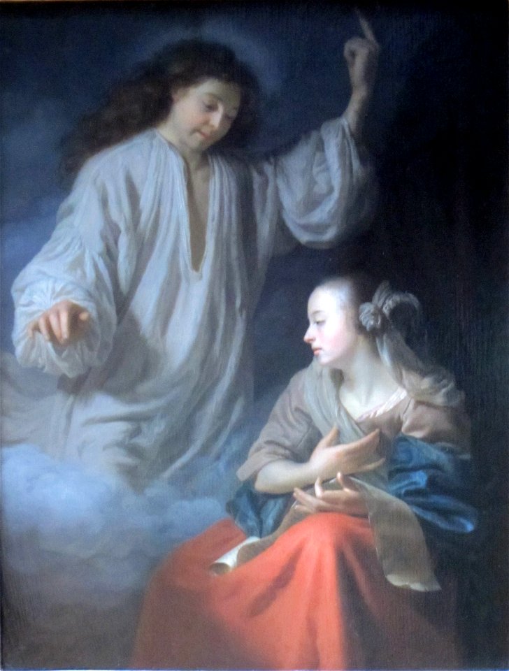 The Annunciation by Godfried Schalcken, Getty Center