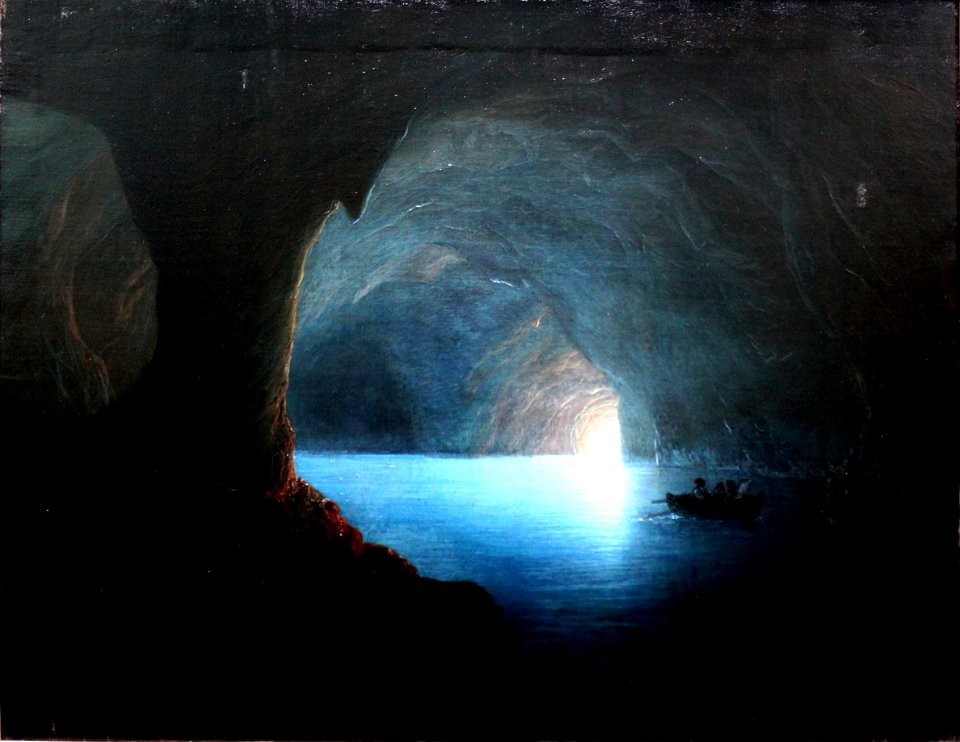 1860 Seiffert Blaue Grotte auf Capri anagoria