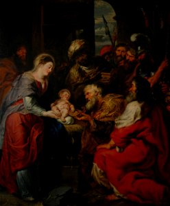 The Adoration of the Magi - Peter Paul Rubens. Free illustration for personal and commercial use.