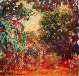 The Artist's House Seen from the Rose Garden by Claude Monet 5108