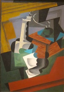 The Coffee Mill by Juan Gris, 1916, Cleveland Museum of Art. Free illustration for personal and commercial use.
