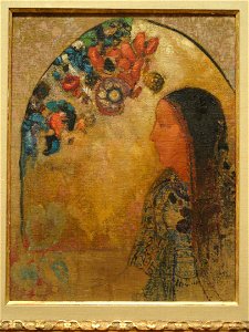 The Gothic Window, Odilon Redon - Indianapolis Museum of Art - DSC00651