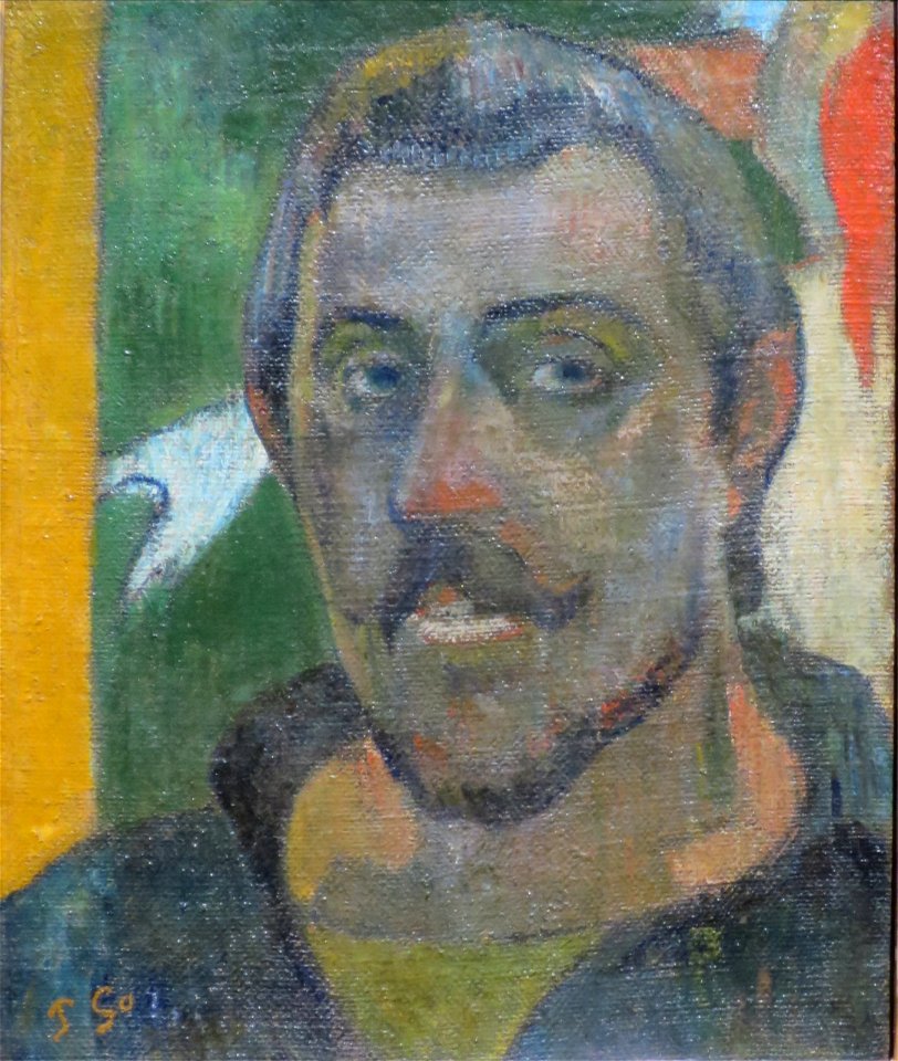 Self-portrait by Paul Gauguin, c. 1890, Pushkin Museum