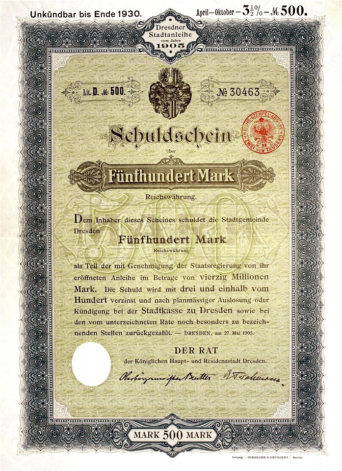 Stadt Dresden 1905