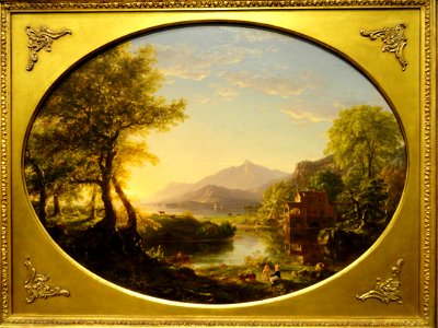 The Mill, Sunset, by Thomas Cole, 1844 - Nelson-Atkins Museum of Art - DSC09017