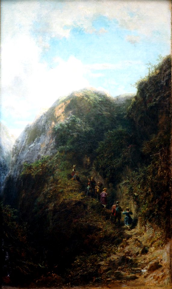 Spitzweg Carl Tourists in the Mountains@Kunsthalle Hamburg