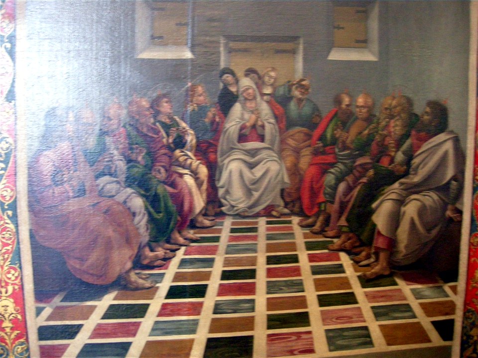 Luca signorelli, stendardo della crocifissione 03