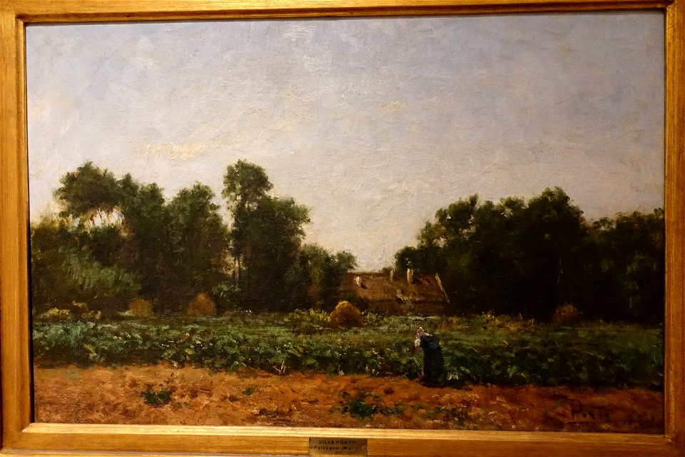 Silva Porto-Pequeno Esboço de Paisagem 1876